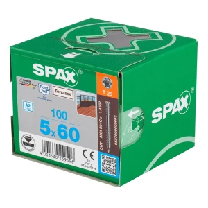 Spax-D wkręt tarasowy 5,0x60 - 100szt.