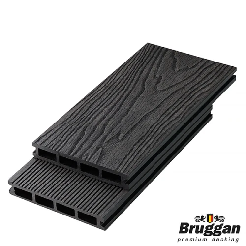 Deska tarasowa, kompozytowa BRUGGAN ELEGANT LIGHT 3D 25x150x4000mm , kolor ANTHRACITE