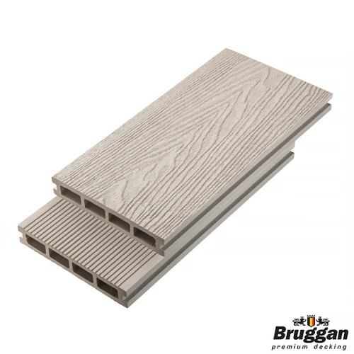 Deska tarasowa, kompozytowa BRUGGAN ELEGANT LIGHT 3D 25x150x4000mm , kolor CREAM LATTE