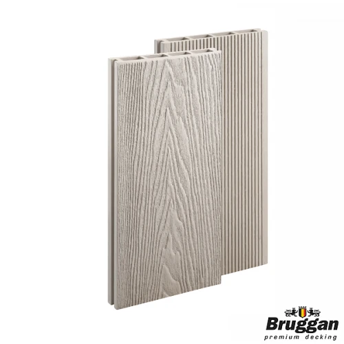 Deska tarasowa, kompozytowa BRUGGAN ELEGANT LIGHT 3D 25x150x4000mm , kolor CREAM LATTE