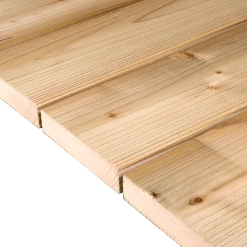 Deski tarsowe świerk impregnowany 28x120 mm - strona gładka