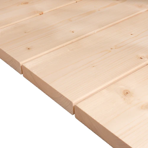 Deski tarasowe świerkowe 27x145 mm - strona gładka