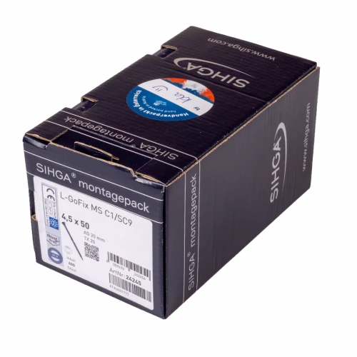 SIHGA wkręt fasadowy L-GoFix MS 4,5x50 C1-SC9